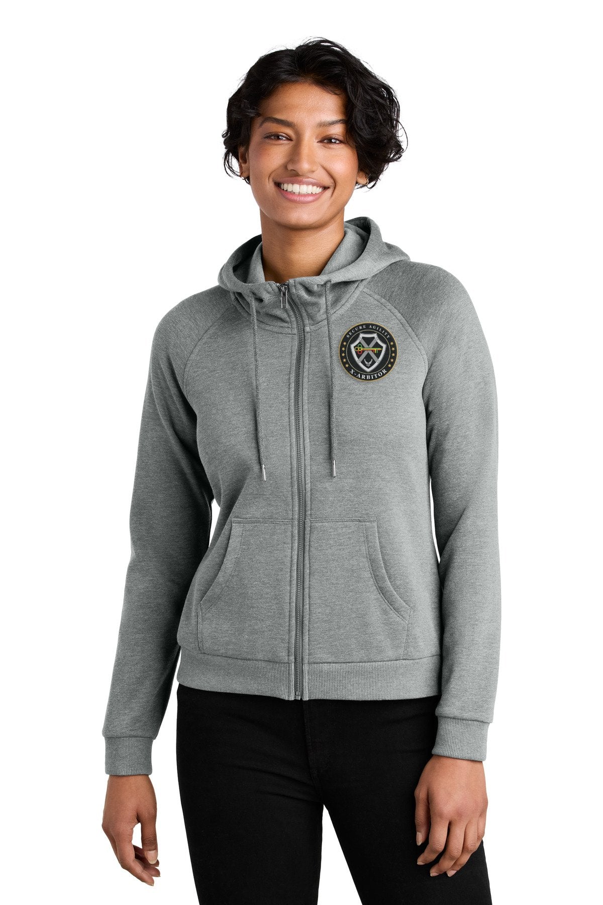 Allmade ®  Women's Organic CVC Fleece Full-Zip Hoodie AL5003